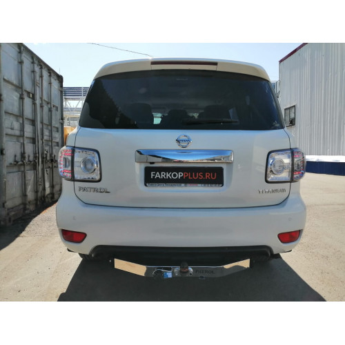 Фаркоп BALTEX на NISSAN Patrol 2010–  Арт. 15.1900.08 (Y62 фаркоп с нерж. накладкой)