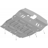 Защита Картера двигателя, КПП АвтоСтандарт для Hyundai Santa Fe 2006-2012 (II), Сталь 45778 мм - Арт. 50917