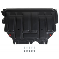 Защита Картера двигателя, КПП АвтоБроня для Audi A3 2012-2020 (III 8V), Сталь 45778 мм - Арт. 111.05128.1