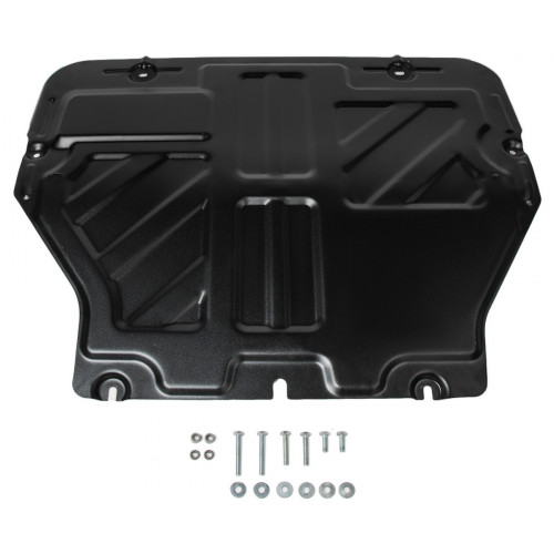 Защита Картера двигателя, КПП АвтоБроня для Volkswagen Caravelle 2009-2015 T5 рестайлинг, Сталь 45778 мм - Арт. 111.05806.2