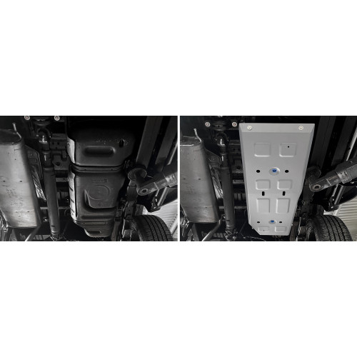 Защита Топливного бака Rival для JAC T9 2024- I, Алюминий 3 мм - Арт. 333.9220.1