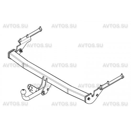 Фаркоп Avtos на TOYOTA RAV-4 (з/к на двери) 2006-2012 Арт.TY 23