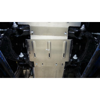 Защита Переднего моста ТСС для Toyota Land Cruiser 250 Prado 2024-, Алюминий 4 мм - Арт. ZKTCC00708